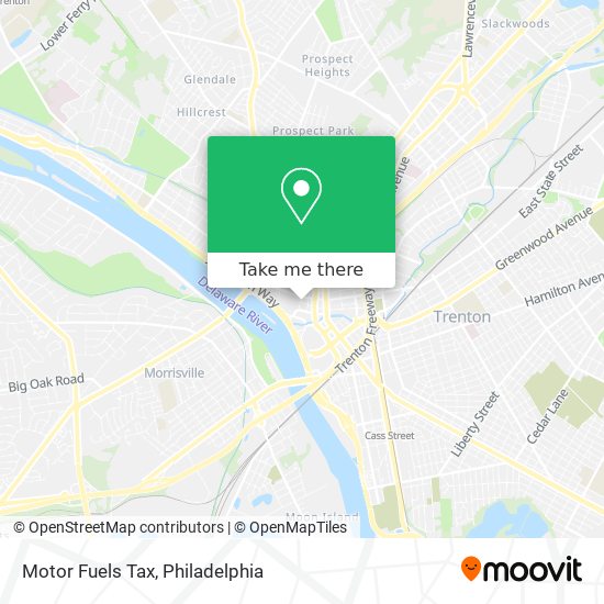 Mapa de Motor Fuels Tax