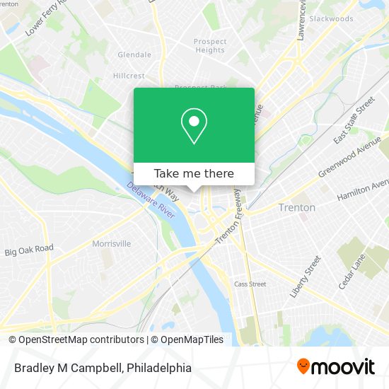 Mapa de Bradley M Campbell