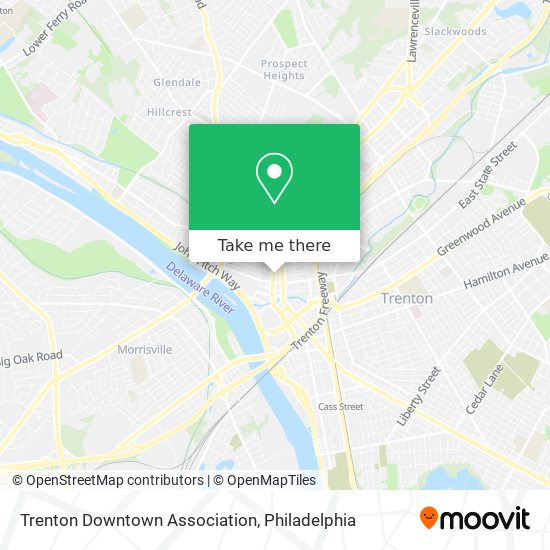 Mapa de Trenton Downtown Association