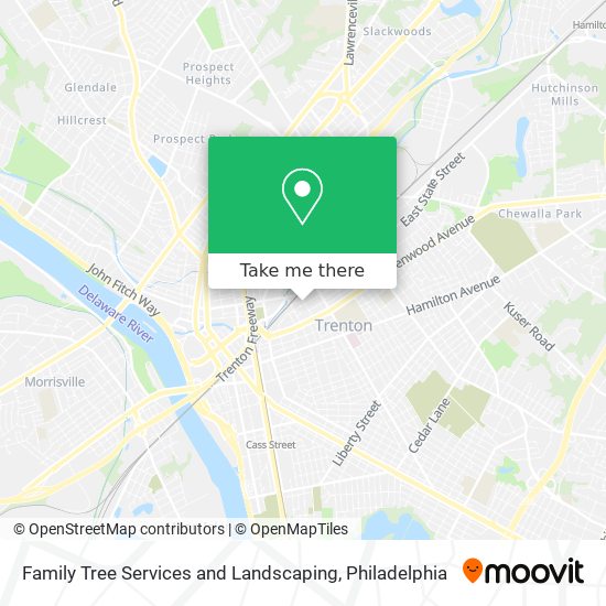 Family Tree Services and Landscaping map