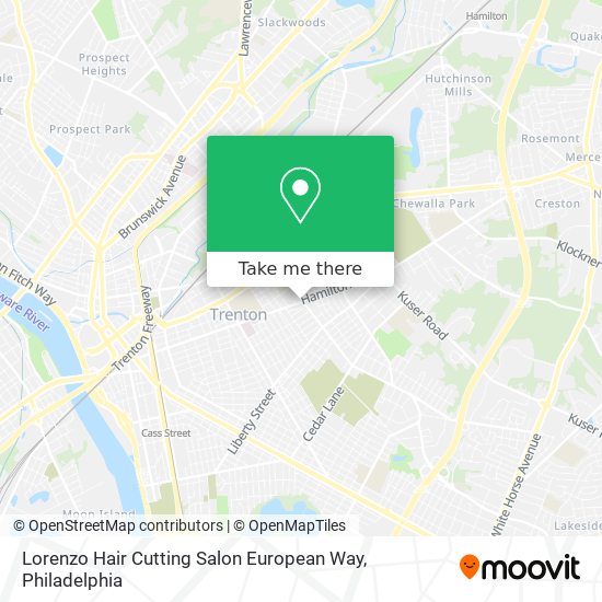 Lorenzo Hair Cutting Salon European Way map