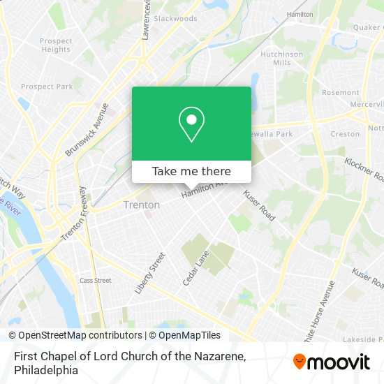 First Chapel of Lord Church of the Nazarene map