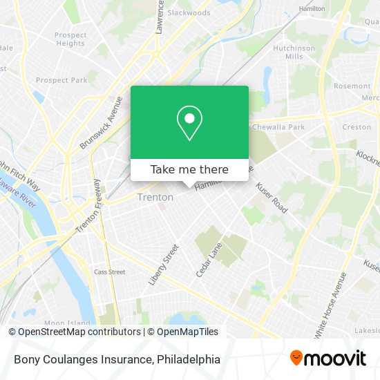 Mapa de Bony Coulanges Insurance