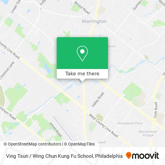 Mapa de Ving Tsun / Wing Chun Kung Fu School