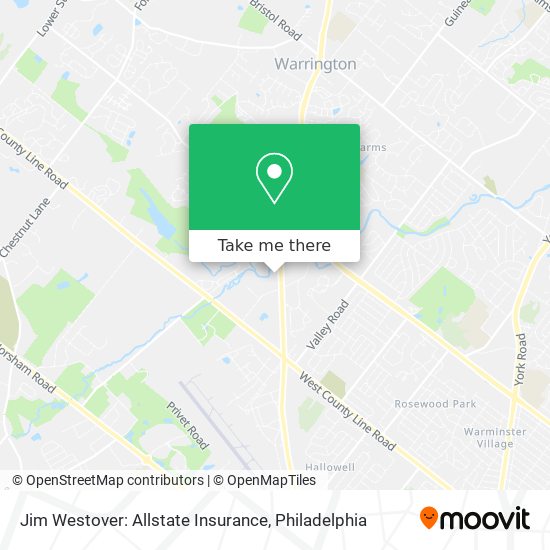 Mapa de Jim Westover: Allstate Insurance