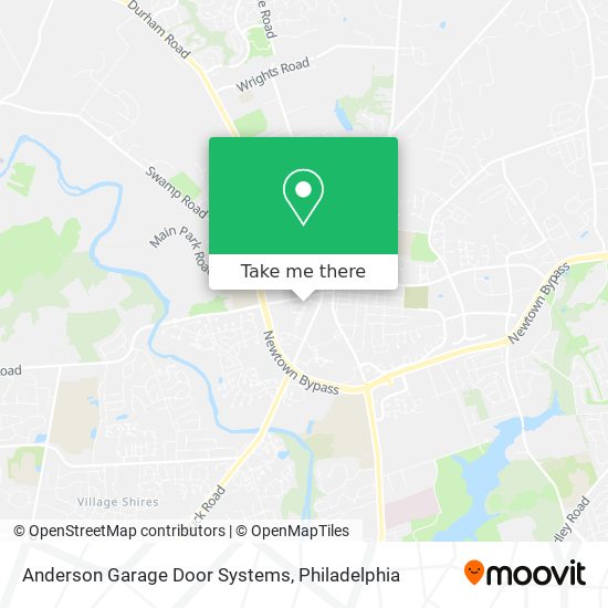 Anderson Garage Door Systems map