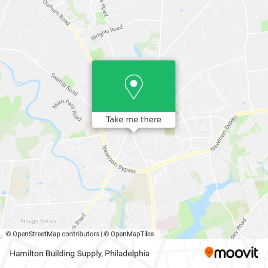 Hamilton Building Supply map