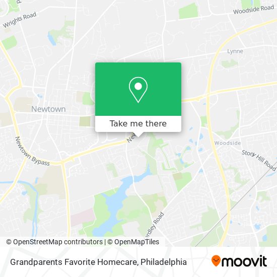 Grandparents Favorite Homecare map