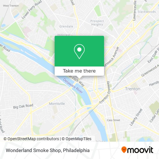 Wonderland Smoke Shop map