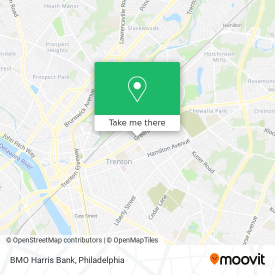 BMO Harris Bank map