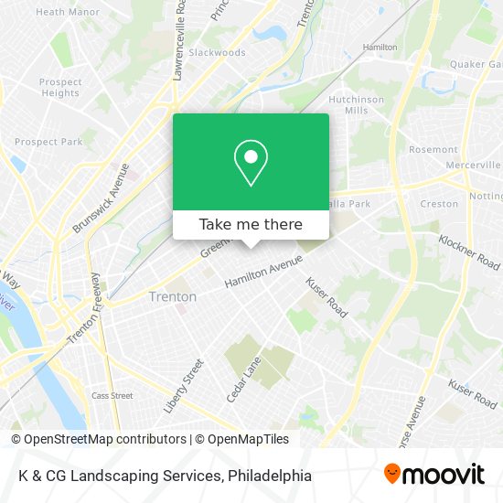 K & CG Landscaping Services map