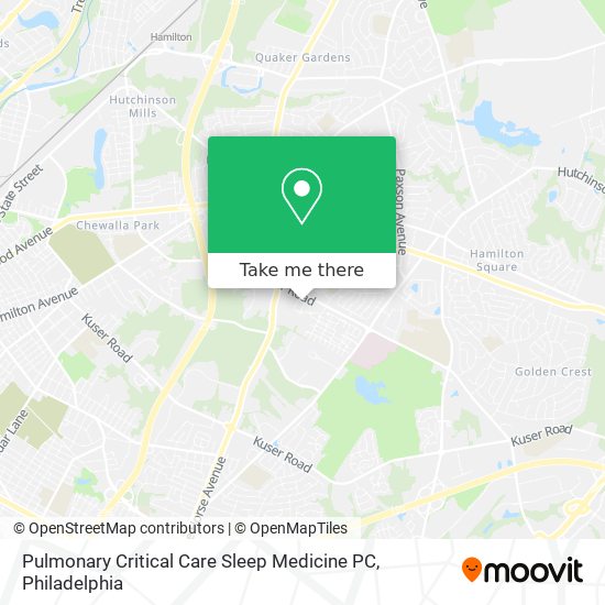 Mapa de Pulmonary Critical Care Sleep Medicine PC