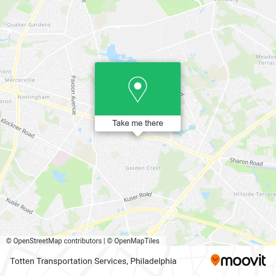 Totten Transportation Services map