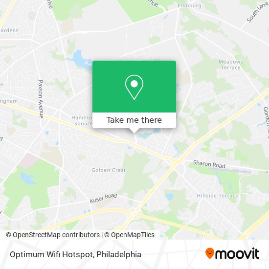 Mapa de Optimum Wifi Hotspot