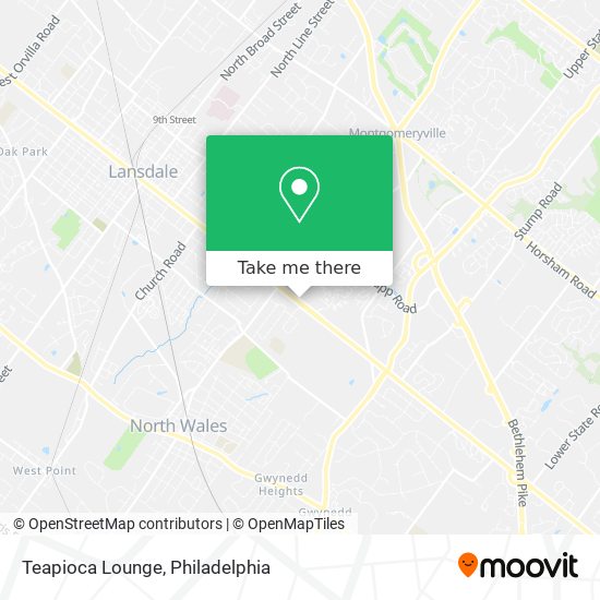 Teapioca Lounge map