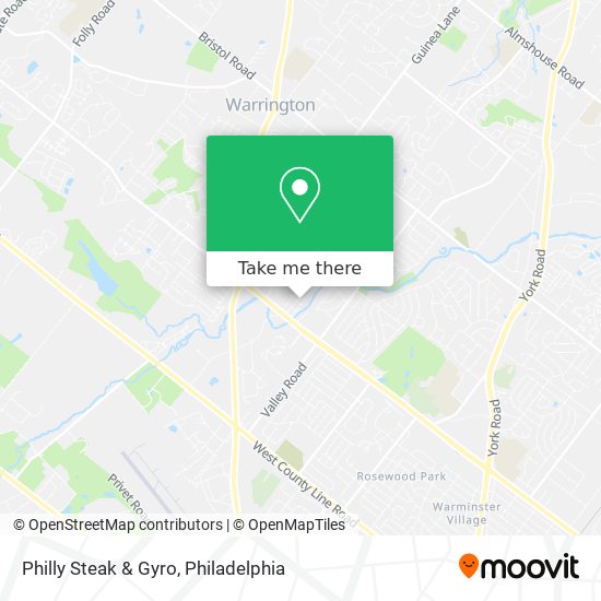 Mapa de Philly Steak & Gyro