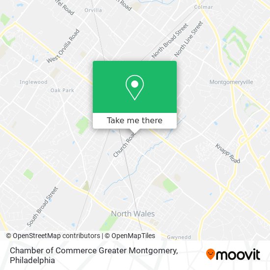 Mapa de Chamber of Commerce Greater Montgomery
