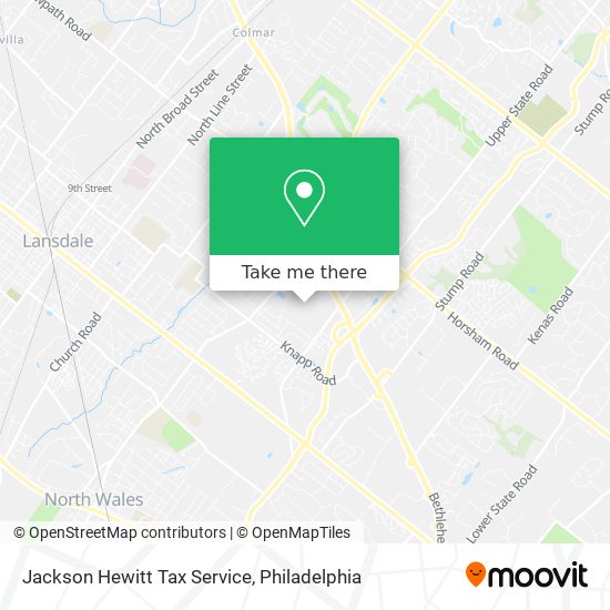 Mapa de Jackson Hewitt Tax Service