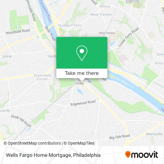 Mapa de Wells Fargo Home Mortgage