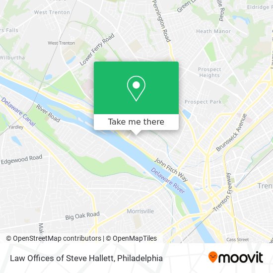 Law Offices of Steve Hallett map