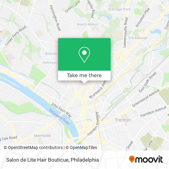 Salon de Lite Hair Bouticue map