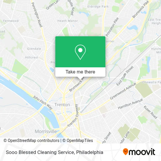 Sooo Blessed Cleaning Service map