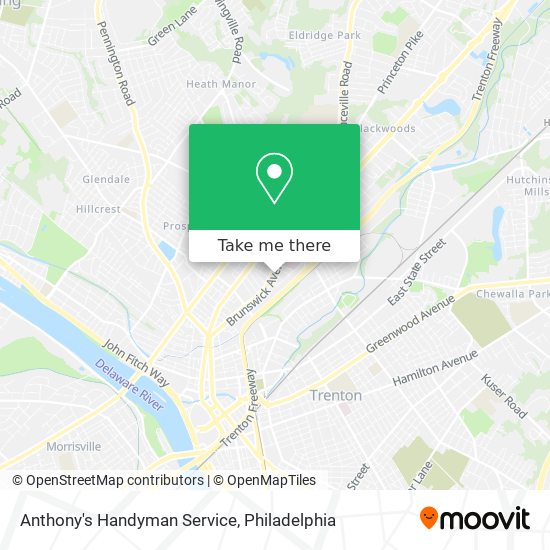 Mapa de Anthony's Handyman Service