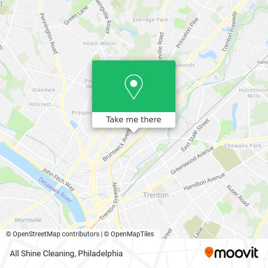 All Shine Cleaning map