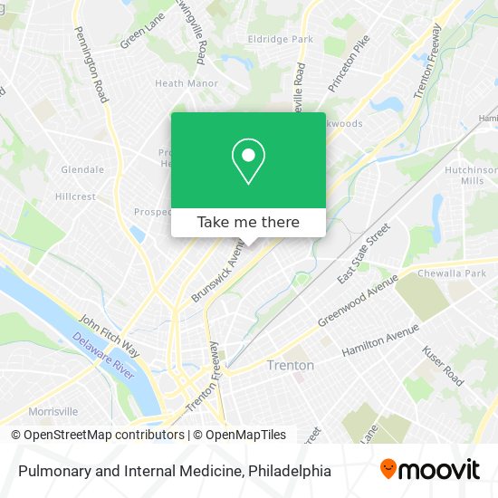 Mapa de Pulmonary and Internal Medicine