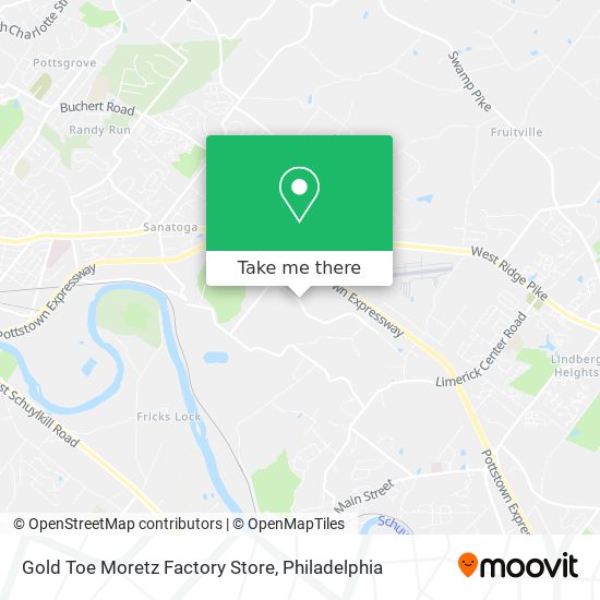 Gold Toe Moretz Factory Store map