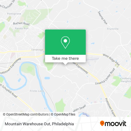 Mountain Warehouse Out map