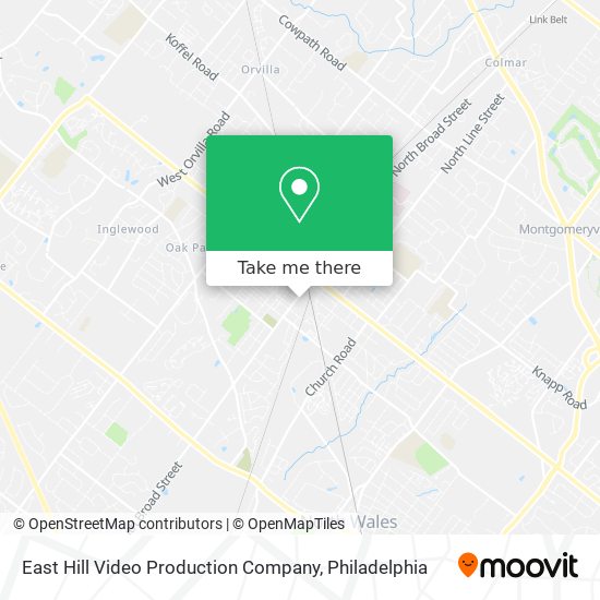 Mapa de East Hill Video Production Company