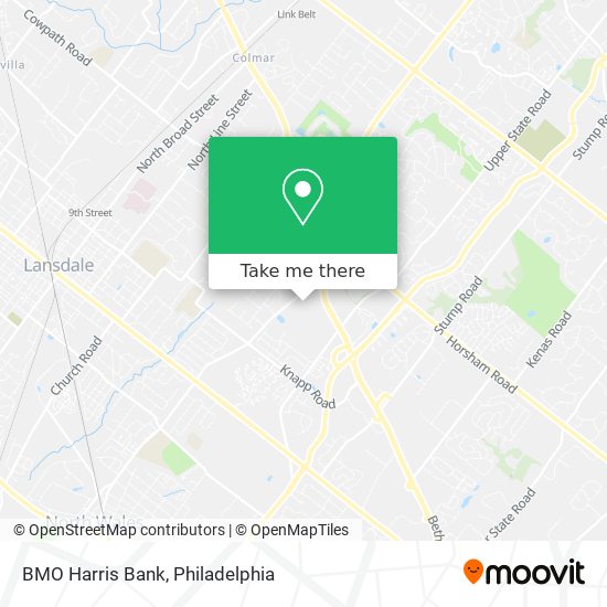 BMO Harris Bank map