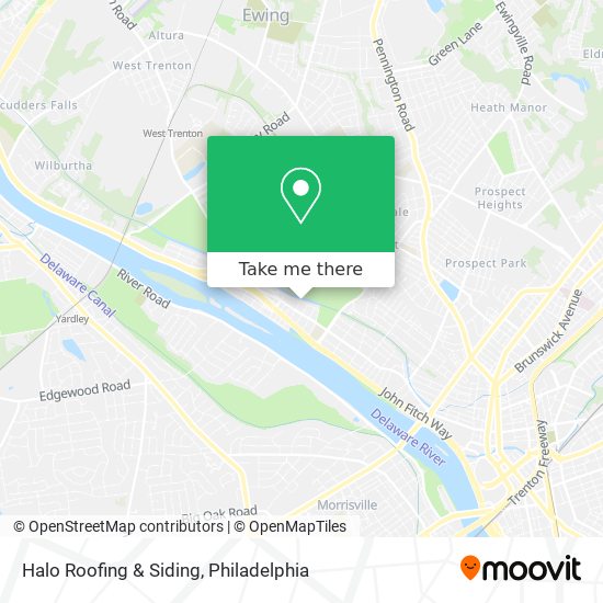 Mapa de Halo Roofing & Siding