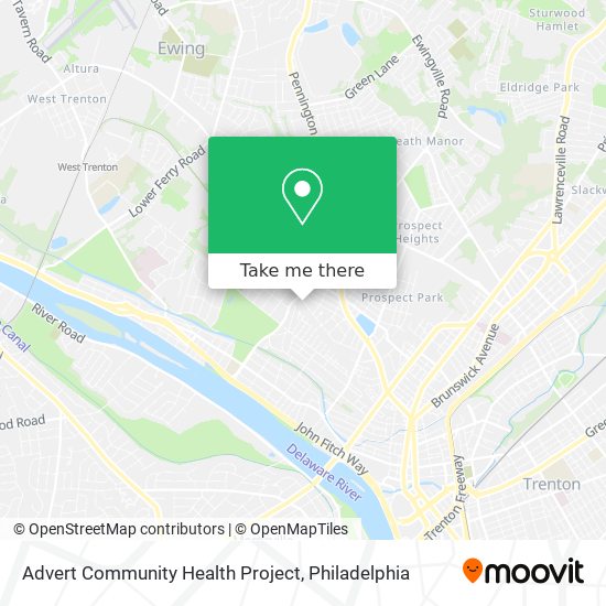 Advert Community Health Project map