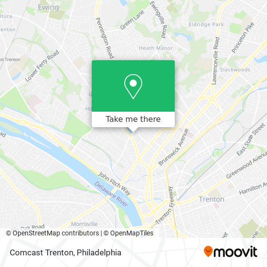 Comcast Trenton map