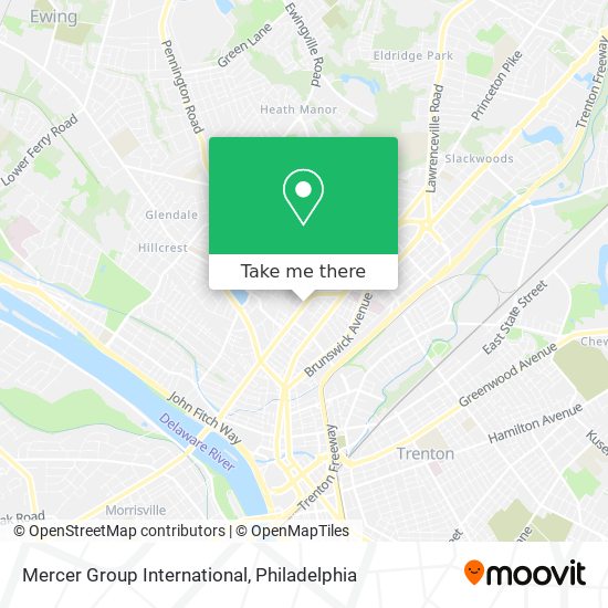 Mercer Group International map