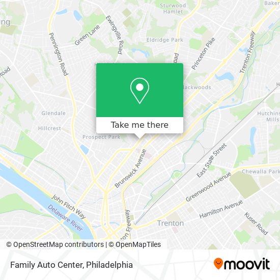 Family Auto Center map