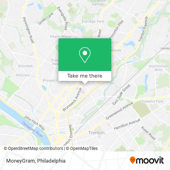 MoneyGram map