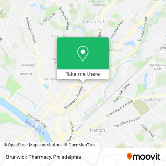 Mapa de Brunwick Pharmacy