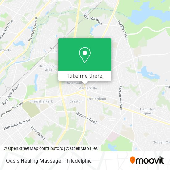 Mapa de Oasis Healing Massage