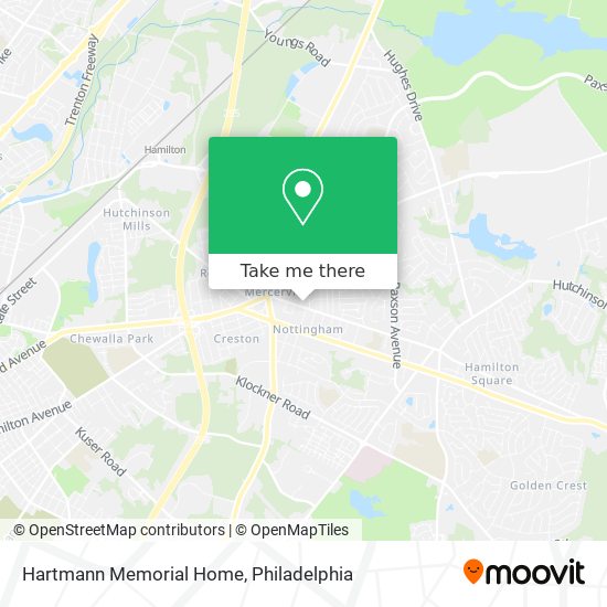 Hartmann Memorial Home map