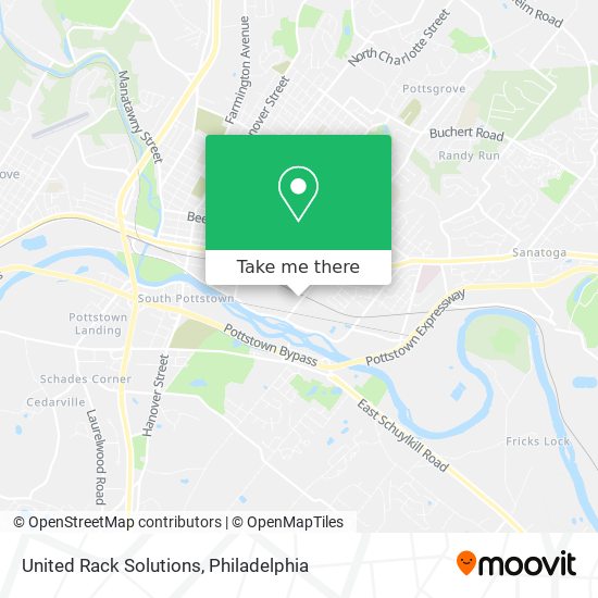 United Rack Solutions map