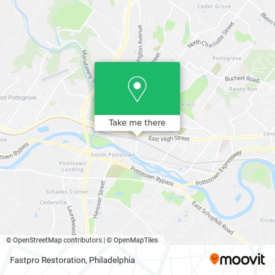 Fastpro Restoration map