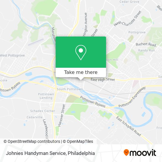 Johnies Handyman Service map
