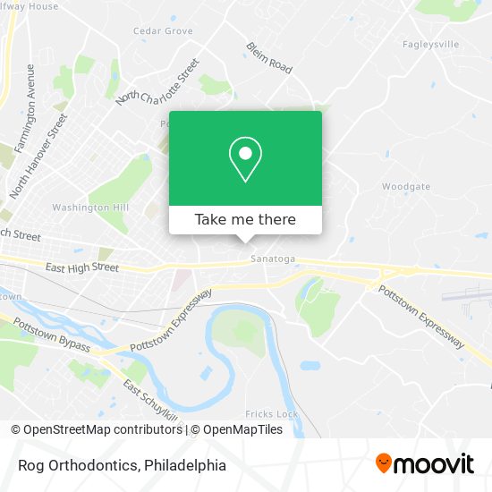 Rog Orthodontics map