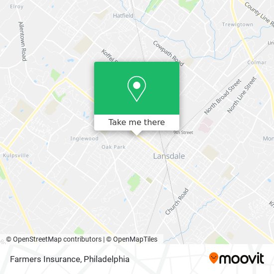 Mapa de Farmers Insurance