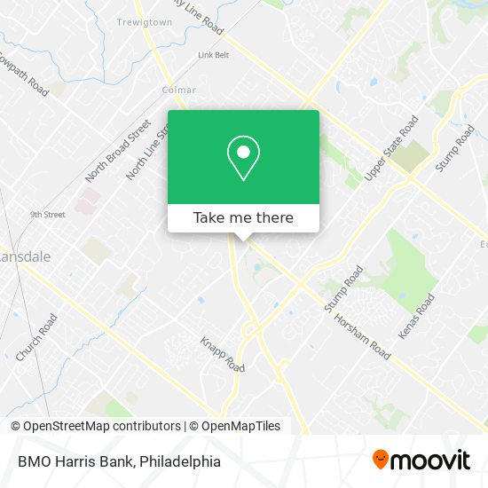 BMO Harris Bank map