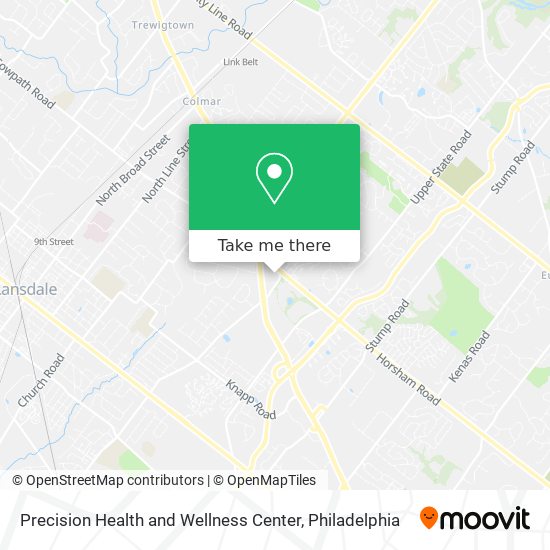 Precision Health and Wellness Center map