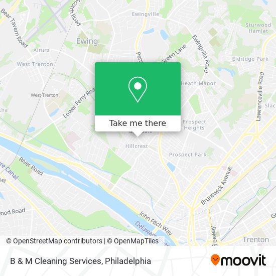 Mapa de B & M Cleaning Services